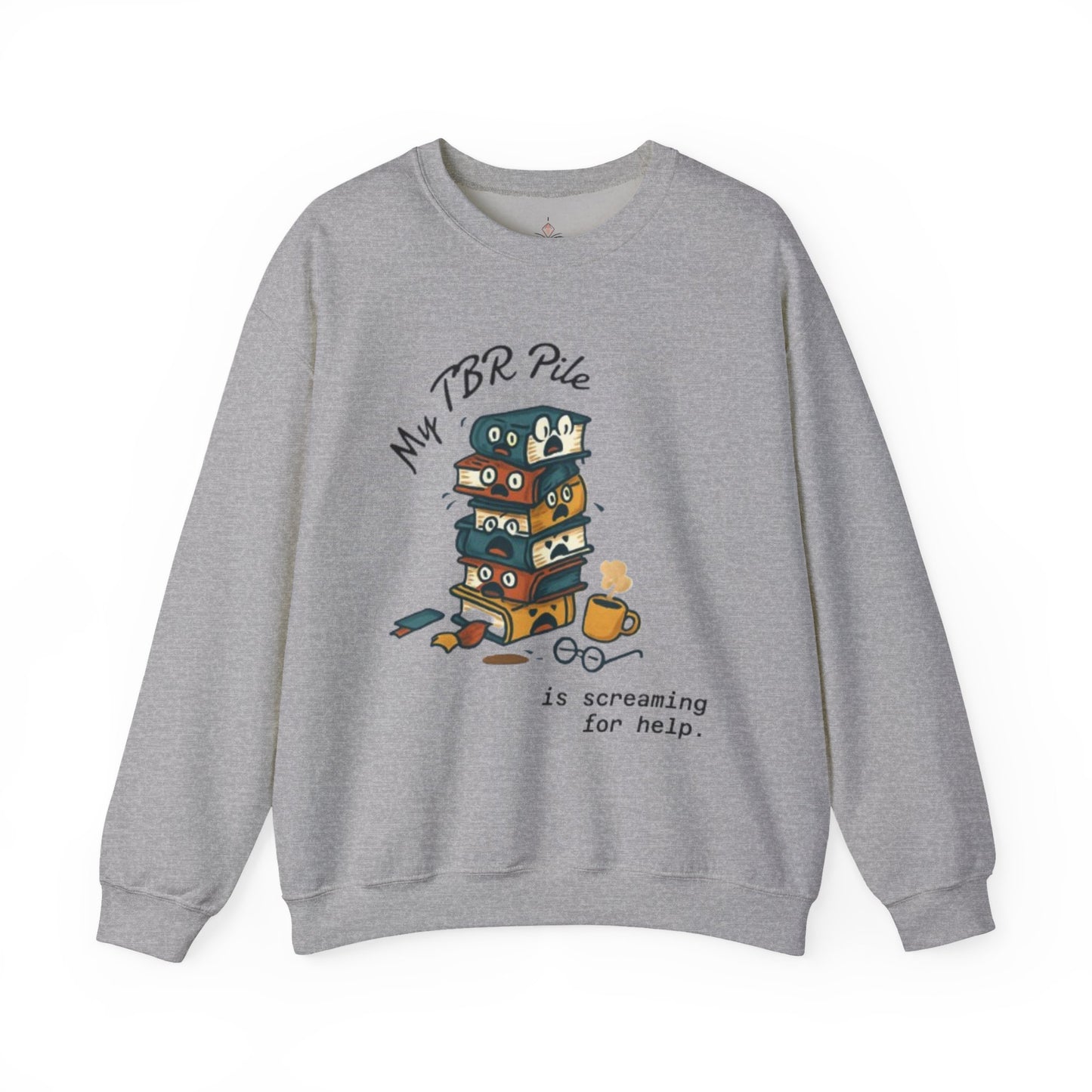 My TBR Pile Is Screaming Unisex Crewneck Sweatshirt