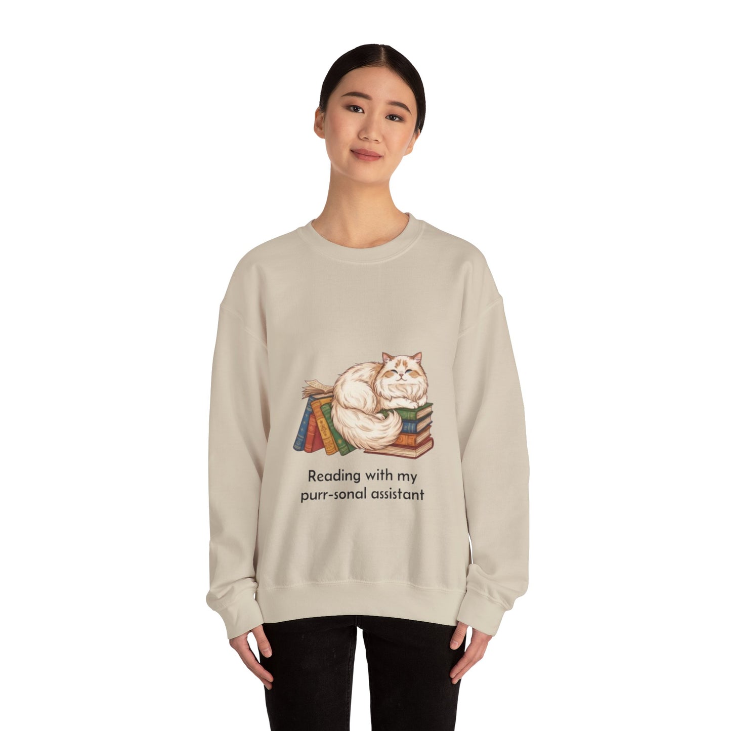 My Purr-sonal Assistant Unisex Crewneck Sweatshirt