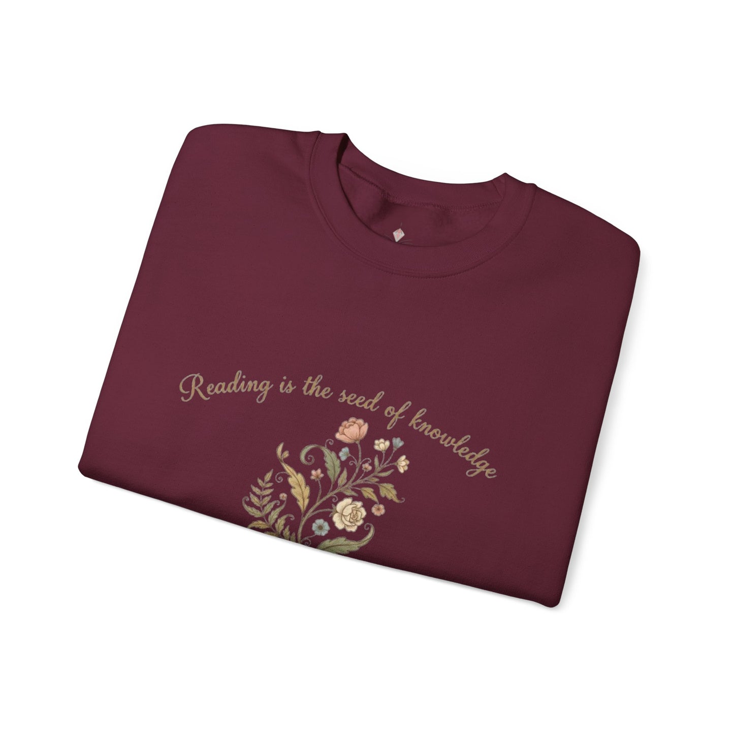 Reading Is The Seed Of Knowledge Unisex Crewneck Sweatshirt