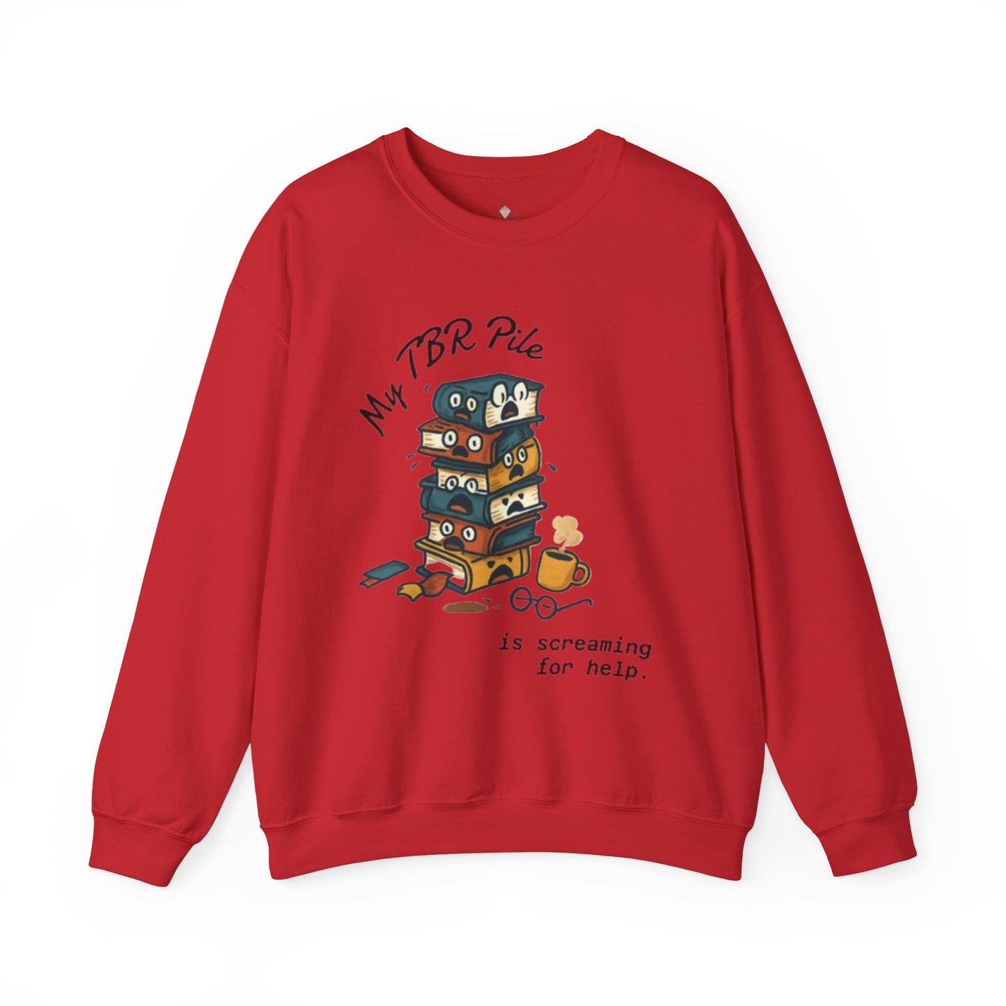 My TBR Pile Is Screaming Unisex Crewneck Sweatshirt