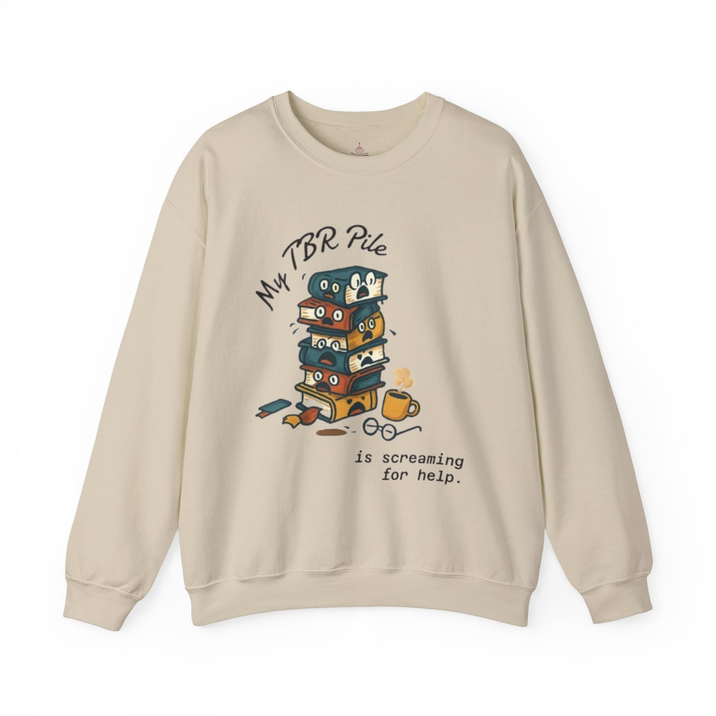 My TBR Pile Is Screaming Unisex Crewneck Sweatshirt