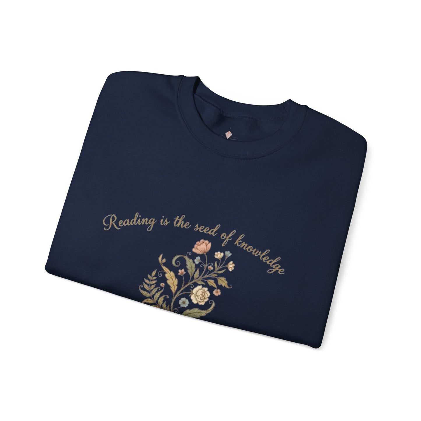 Reading Is The Seed Of Knowledge Unisex Crewneck Sweatshirt