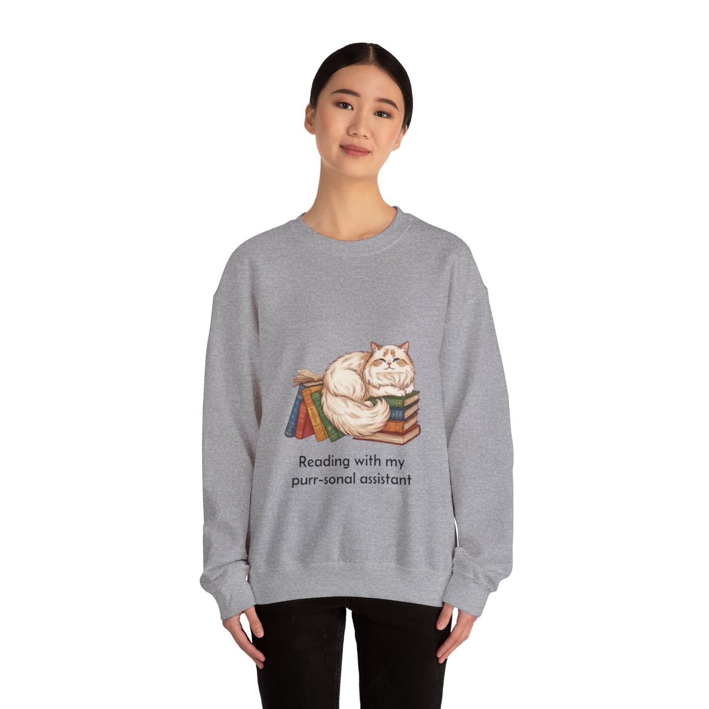 My Purr-sonal Assistant Unisex Crewneck Sweatshirt
