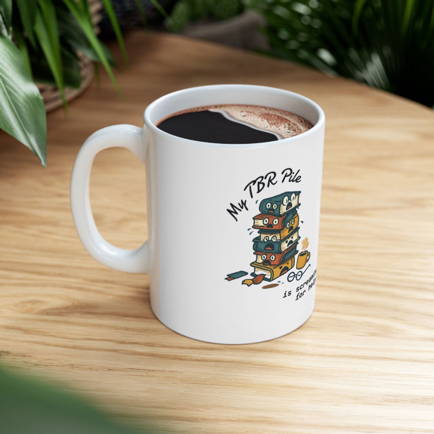 My TBR Pile Is Screaming Mug, (11oz)